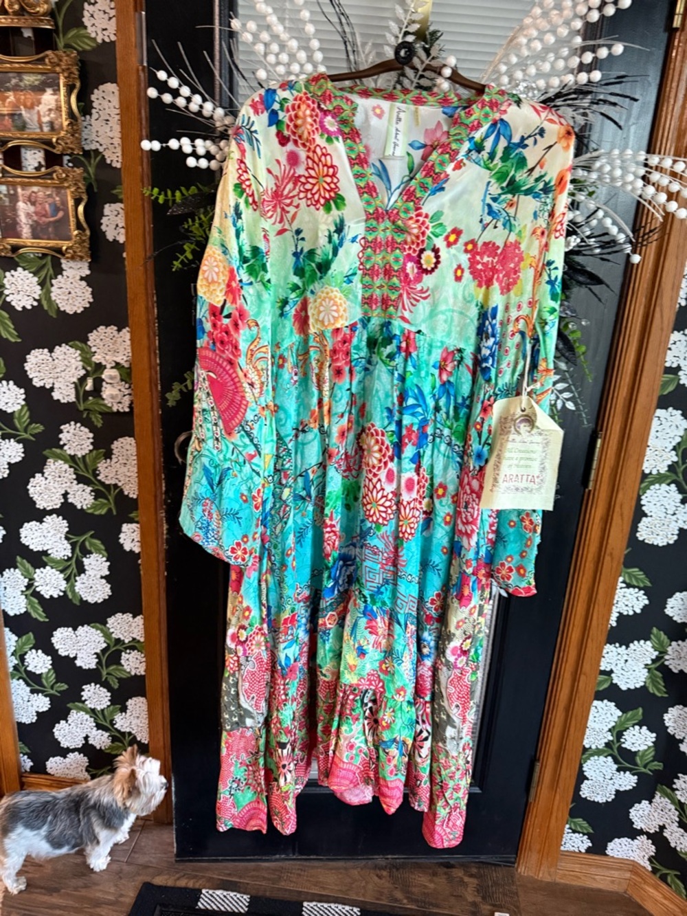 NEW - Aratta Floral Dress - Picture 3 of 8